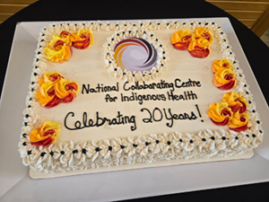 NCCIH 20th anniversary celebration cake