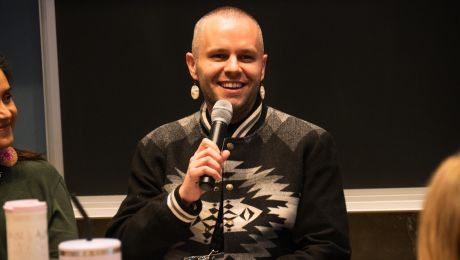 NCCIH Advisory Committee member Dr. Jaris Swidrovich during the NCCIH 20th anniversary event