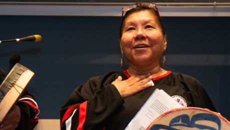 Drummer Brenda Wilson during the NCCIH 20th anniversary celebration