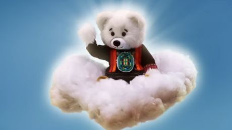 Still of Spirit Bear from the music video: Spirit Bear & Friends-A LOVE WE KNOW